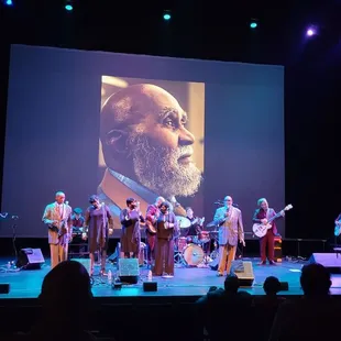 "An Evening of Sacred Soul",  Elder Jack Ward on stage.