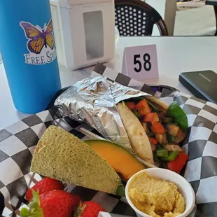 Veggie pita