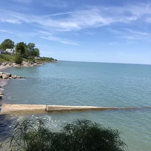Wonderful lunchtime views from the patio