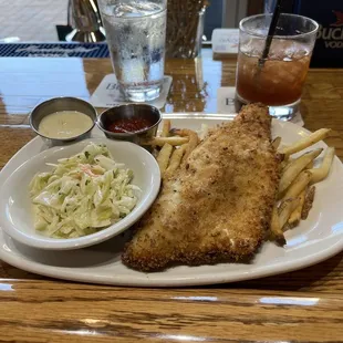 Walleye dinner special.