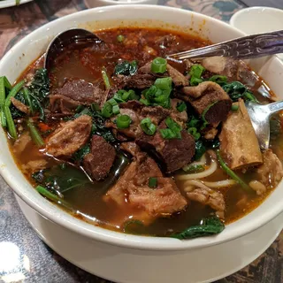 Spicy Beef Stew Soup Noodle