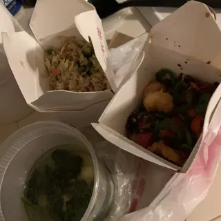 Vegetable Fried Brown Rice