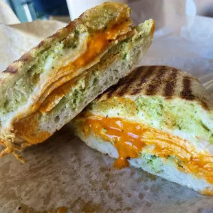 Spicy Style Chicken Pesto Panini Sandwich