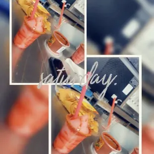 a photo of a cone of ice cream