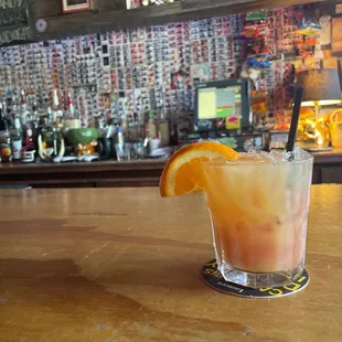 Tito's orange juice and cranberry