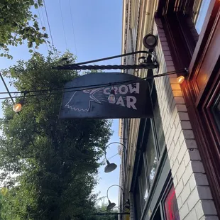 a sign for crow bar