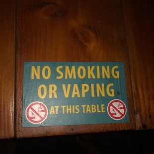 Rules not enforced at night, FYI