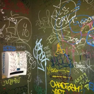 This is one eclectic bathroom