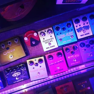 We carry a wide selection of effects pedals from makes you know and boutique brands that you'll want to know.