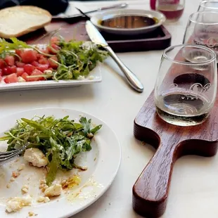 a plate of food on a table