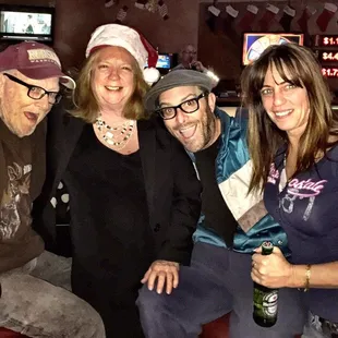 a group of people posing for a picture