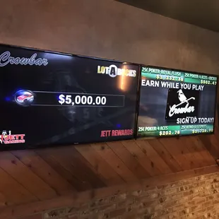 Our new progressive slots are off the hook! Buffalo Gold has arrived! $10 in free slot play when you join our players club!