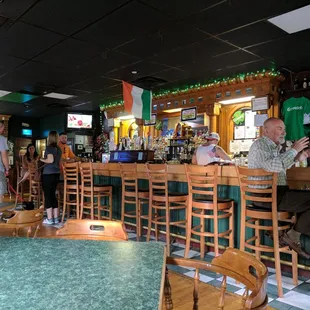 a man sitting at a bar