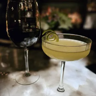 Key Lime martini.. prepared specially..off menu.. yumm