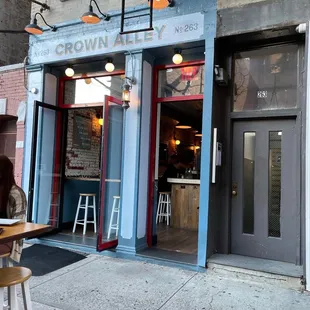 Outside of Crown Alley