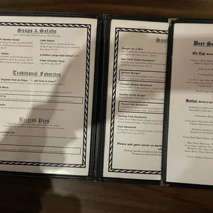 Menu.