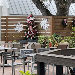 The sitting area