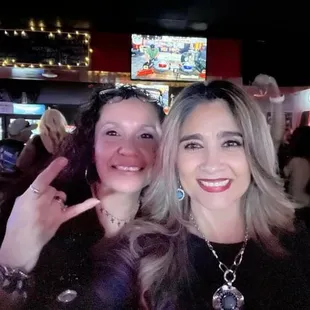 two women posing for a picture