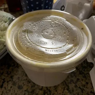 Huge container of Corn Soup, So Good!!!