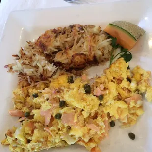 Scrambled Eggs and Lox