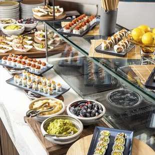 Sunday Brunch Sushi and Seafood Station