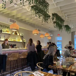 Atmosphere is clean and cozy