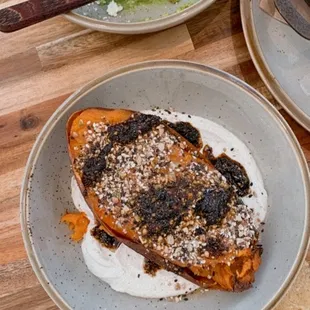 Camote Asado - incredible blend of sweet and smoky flavor that resembles tahini