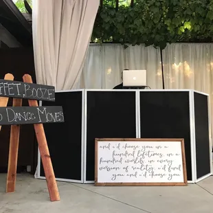 Dj Setup for our wedding!