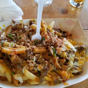 Taco fries = A+ (superior compliment to beer)