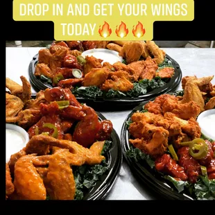 Variety Wings Platters