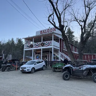 cars parked outside