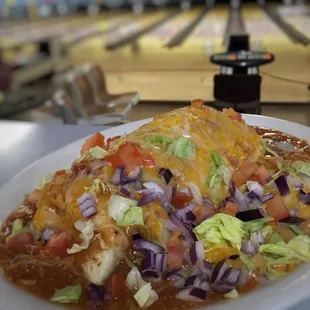 Breakfast Burrito with bacon