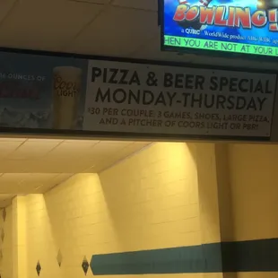 Pic of specials they offer