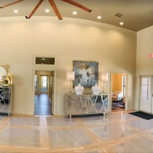 Interior of our clubhouse.