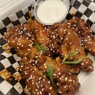 Gochujang Sweet &amp; Spicy Wings - Delicious!
