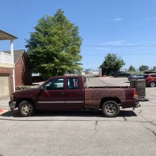 Maintenance parking in peoples spot
