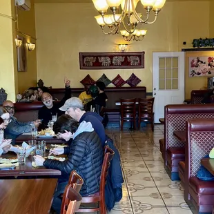 Guest enjoying the best Indian food in Hollywood.
