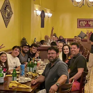Our amazing guest are enjoying their delicious food with family.