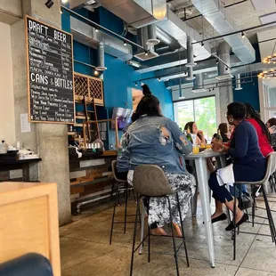 people sitting at a table