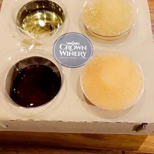 My first wine flight!