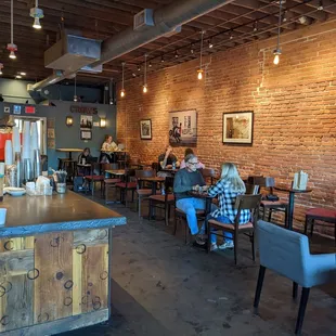 Ordering counter and cafe seating