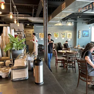 Inside Crows Coffee