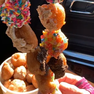 Donut skewers