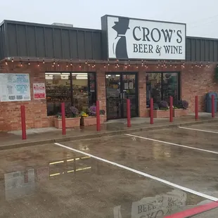 the outside of the store