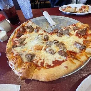 Meatball Pizza