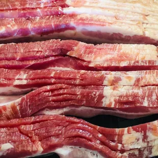 Thick cut bacon