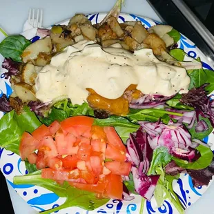 Beachin loaded bacon burger bowl