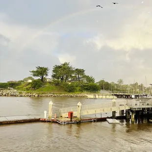Outside view from our breakfast table