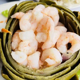 Chilled Shrimp-Stuffed Artichoke***