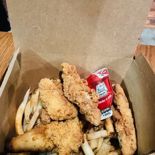 Chicken Tenders with Regular Fries